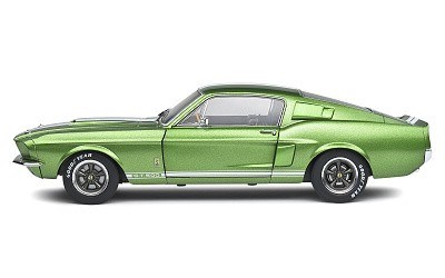 SHELBY GT500 1967 LIME GREEN/ WHITE STRIPES