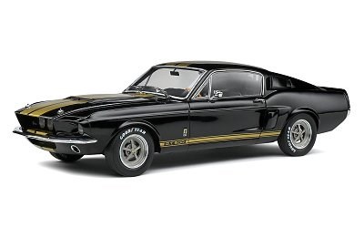 SHELBY GT500 1967 BLACK / GOLD STRIPES