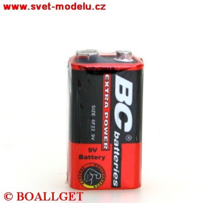 Baterie 6F22R 9V - BC