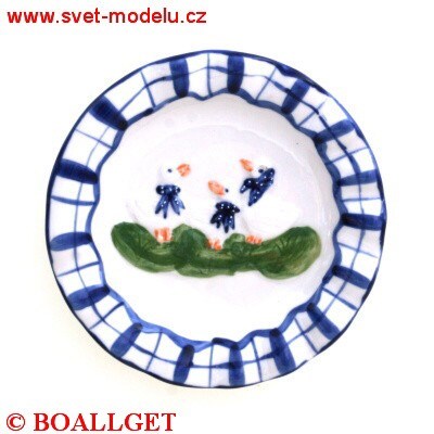 Keramický talíř dekorační C2368