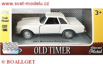 MERCEDES-BENZ 230SL 1963 WHITE