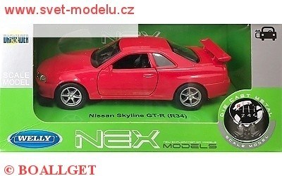 NISSAN SKYLINE GT-R R34 RED