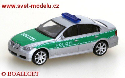 BMW 3 POLIZEI SILVER / GREEN