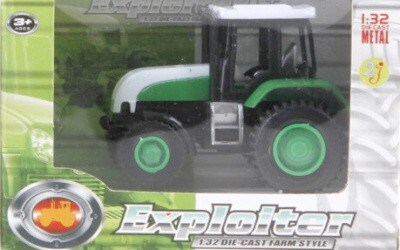 TRAKTOR 1:32 ZELENÝ
