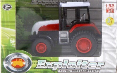 TRAKTOR 1:32 ČERVENÝ