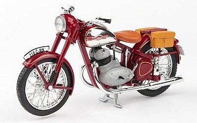 JAWA 350 PÉRÁK 1950 S BRAŠNAMI DARK RED