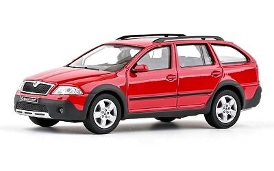 ŠKODA OCTAVIA II SCOUT 2007 ČERVENÁ CORRIDA