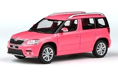 ŠKODA YETI FL 2013 RŮŽOVÁ