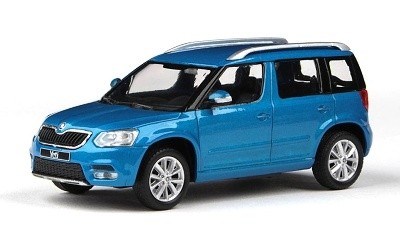 ŠKODA YETI FL 2013 MODRÁ OCEAN METALÍZA