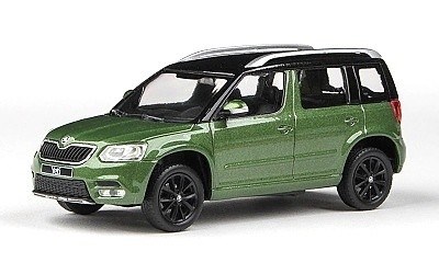 ŠKODA YETI FL 2013 ZELENÁ COSMIC METALÍZA