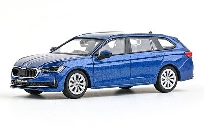 ŠKODA SUPERB IV COMBI 2023 MODRÁ COBALT METALÍZA
