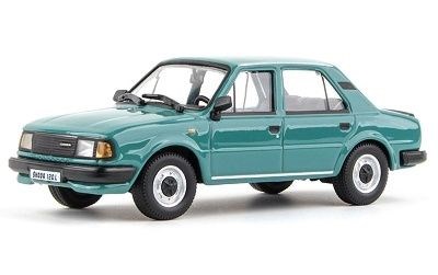 ŠKODA 120L 1984 TYRKYSOVÁ SVĚTLÁ