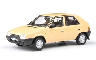 ŠKODA FAVORIT 136L 1988 ŽLUTÁ MIMÓZA