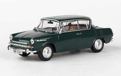 ŠKODA 1100 MBX 1969 ZELENÁ TMAVÁ
