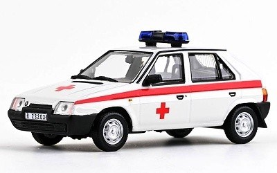 ŠKODA FAVORIT 136L 1988 POLICIE ZÁCHRANNÁ SLUŽBA