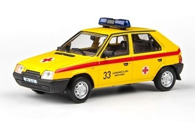 ŠKODA FAVORIT 136L 1988 ZÁCHRANNÁ SLUŽBA MĚSTA BRNA