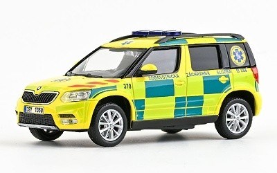 ŠKODA YETI FACELIFT 2013 ZDRAVOTNICKÁ ZÁCHRANNÁ SLUŽBA STŘEDOČESKÉHO KRAJE