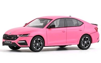 ŠKODA OCTAVIA IV RS 2020 RŮŽOVÁ