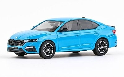 ŠKODA OCTAVIA IV RS 2020 MODRÁ ORBIT