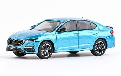 ŠKODA OCTAVIA IV RS 2020 MODRÁ SEA METALÍZA