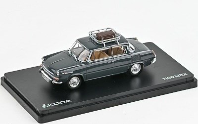 ŠKODA 1100MBX 1969 ŠEDÁ TMAVÁ