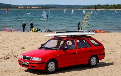 ŠKODA FELICIA FL COMBI 1998 ČERVENÁ RALLY w/ SURF