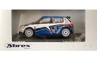 ŠKODA FABIA SUPER 2000 BLUE / WHITE ABREX JUNIOR
