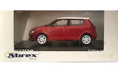 KODA FABIA RS RED / WHITE ABREX JUNIOR