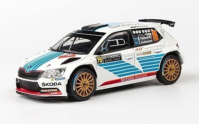 ŠKODA FABIA III R5 2015 No. 76 TIDEMAND / ANDERSSON RALLY MONTE CARLO 2017
