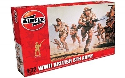 FIGURKY BRITISH 8TH ARMY WWII
