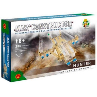 STAVEBNICE MALÝ KONSTRUKTÉR LETADLO HUNTER