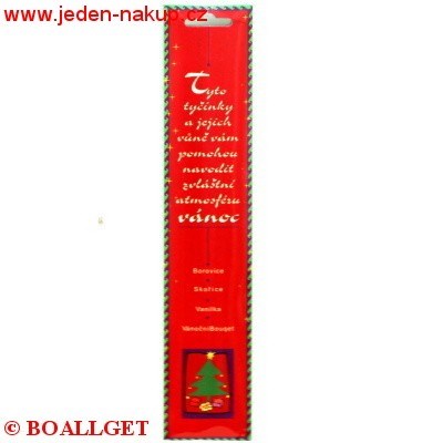 Vonné tyčinky - Veselé vánoce 20 ks