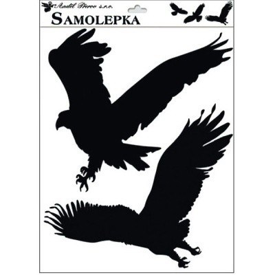 Samolepky Silueta ptáci ( vzor 4 ) 38x30