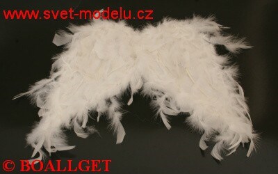 Andělská křídla z peří 38 cm