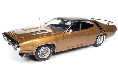 PLYMOUTH ROAD RUNNER HARDTOP CLASS OF 1971 GOLD LEAF POLY / VINYL