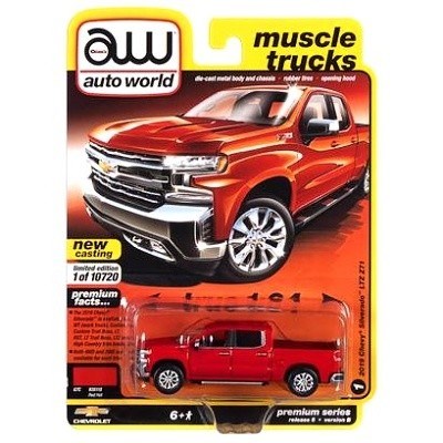 CHEVROLET SILVERADO LTZ Z71 2019 RED