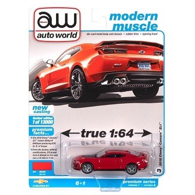 CHEVROLET CAMARO ZL1 2018 RED