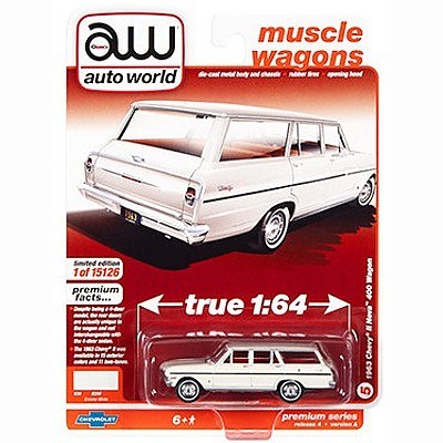 CHEVROLET II NOVA 400 WAGON 1963 WHITE