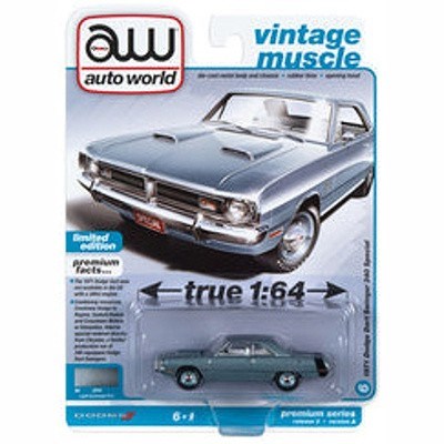DODGE DART SWINGER 340 SPECIAL 1971 LIGHT GUNMETAL POLY