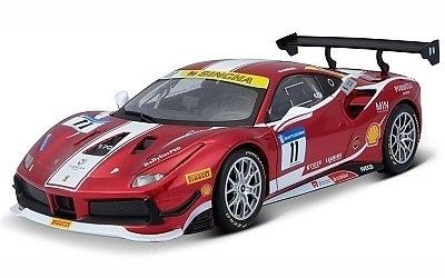 FERRARI 488 CHALLENGE #11 FORMULA RACING 2017 RED
