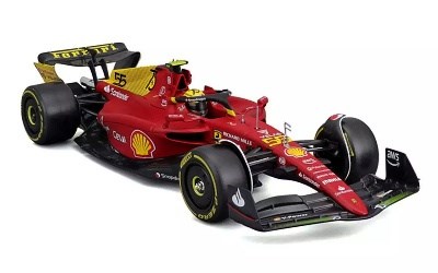 FERRARI F1-75 #55 CARLOS SAINZ 2022 MONZA LIVERY 75th ANNIVERSARY SPECIAL VERSION