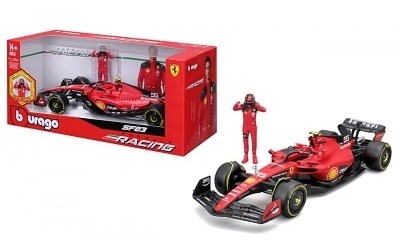 FERRARI SF-23 #55 CARLOS SAINZ 2023 w/ HELMET