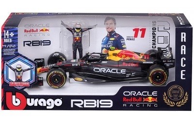 RED BULL RB19 #11 SERGIO PEREZ 2023 w/ DRIVER FIGURE