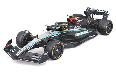 Mercedes Benz AMG W15 #44 LEWIS HAMILTON 2024 with Helmet