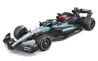 Mercedes Benz AMG W15 #63 GEORGE RUSSELL 2024 with Helmet