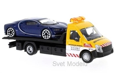 PŘEPRAVNÍK AUT IVECO DAILY A BUGATTI CHIRON