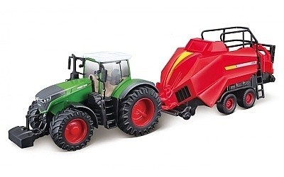 TRAKTOR FENDT 1050 VARIO S BALÍKOVAČM SLÁMY