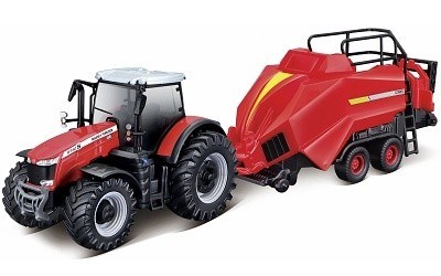 TRAKTOR MASSEY FERGUSON 8740S w/ LIS NA BALÍKY