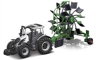TRAKTOR VALTRA N174 S ROTAČNÍM SHRNOVAČEM