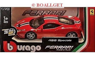 FERRARI 458 SPECIALE PULL BACK